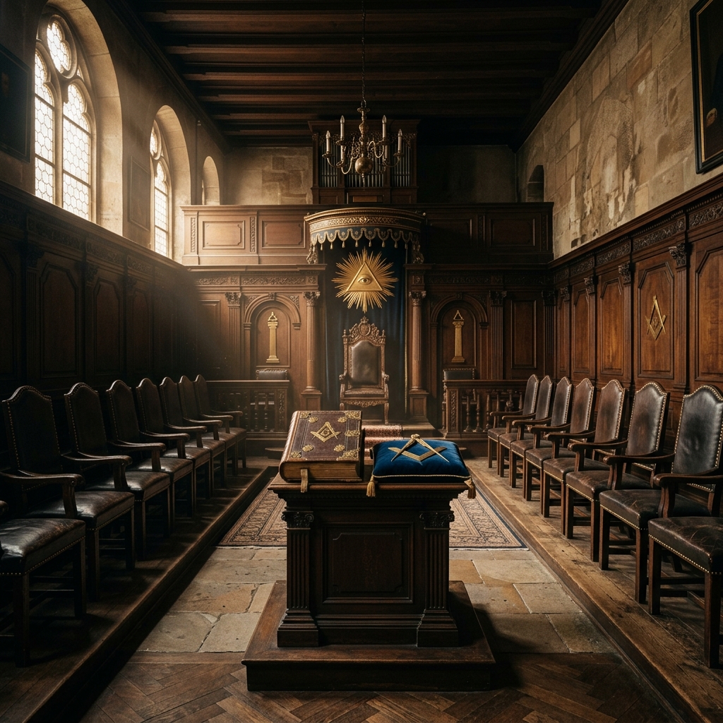 Logenhaus Innenraum - Joseph zur Einigkeit